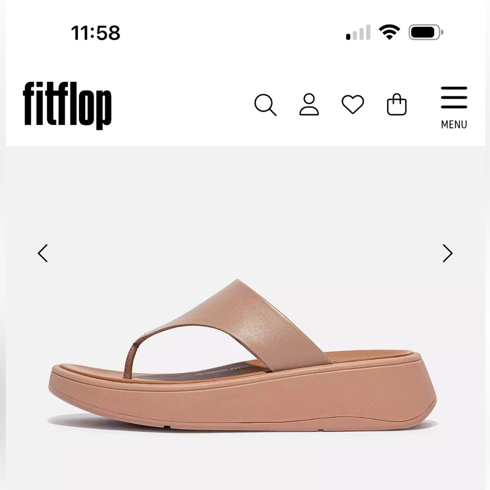 Fitflop F-MODE Leather Flatform Toe-Post
Sandals